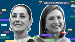 Claudia Sheinbaum y Xóchitl Gálvez, candidatas a la presidencia de México.