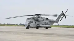 Iyi kajugujugu CH-53E Super Stallion imaze imyaka irenga 40 ikoreshwa n'ama-Marine ba Amerika (ifoto yo mu bubiko)