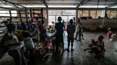 personas refugiadas en Haití