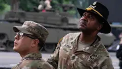 Washington'daki geçit töreninden bir kare (14 Haziran)