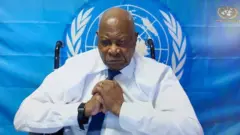 Félicien Kabuga ubwo yari akurikiye iburanisha kuri uyu wa kane