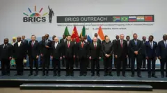 Hoggantoota biyyoota miseensa BRICS