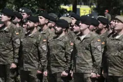 Militares españoles en una brigada de la OTAN.