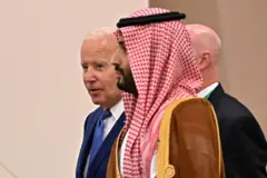 ولي عهد السعودية الأمير محمد بن سلمان والرئيس الأمريكي جو بايدن