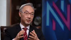 台灣駐英國代表姚金祥接受BBC《新聞之夜》專訪