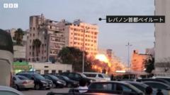 ビルが一気に崩壊……イスラエルがベイルート中心部を攻撃　現場から報告