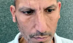صورة لسفيان أبو صلاح الذي تحدث عن تعرضه للضرب المبرح أثناء احتجازه في إسرائيل، وحرمانه من العلاج لجرح طفيف في قدمه