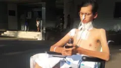 Sultan Rifat, korban kecelakaan akibat kabel fiber optik yang menjuntai di Jakarta Selatan