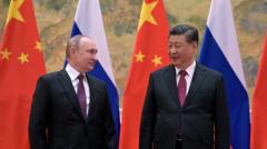 Putin và Tập Cận Bình ở Bắc Kinh, Trung Quốc ngày 4/2/2022