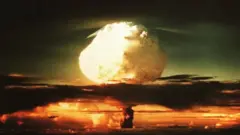 nukelarna bomba, pečurka od nuklearne eksplozije