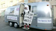 Mischief : Sperm Crisis - Picture Shows: Danny Robins Tx: BBC Three, Thursday 17th May 2007 When comedian and TV presenter Danny Robins travelled the country to highlight the UK"s shortage of sperm donors he was surprised to discover just how many men were prepared to pledge their support.
