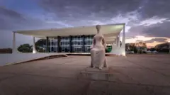 Fachada do Supremo Tribunal Federal em Brasília
