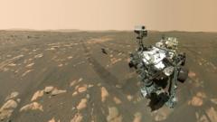 O robô Perseverance, da Nasa, está coletando amostras da cratera Jezero, em Marte