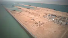 Büyük Fav Limanı'nın tamamlandığında dünyanın en büyük limanlardan biri olması planlanıyor