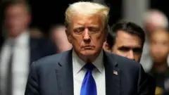 Donald Trump yabaye perezida wa mbere - wahoze cyangwa uriho - wa Amerika uhamwe n'ibyaha mu rukiko