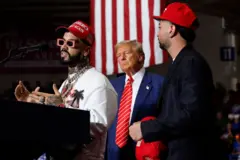 Anuel AA com Donald Trump