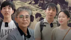 인터뷰 중인 시민들