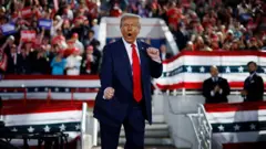 Donald Trump rayakan kemenangan