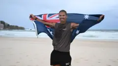 Уильям Гудж после финиша