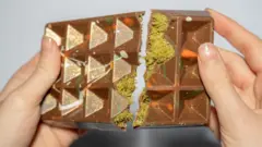 Imagem de uma barra de chocolate de Dubai