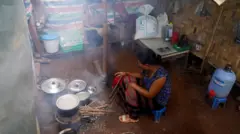 WFP အကူအညီရထားတဲ့ ကယားပြည်နယ်မှ  တိုက်ပွဲရှောင် ပြည်သူတစ်ဦး 