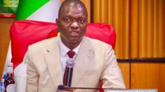 Gọvanọ Nwifuru enyela ndị Amasiri ụbọchị atọ iwepụta isi mmadụ anọ ahụ e bepuru n'Okpolojo Oso Edda