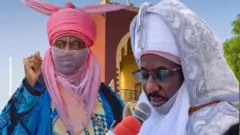 Aworan Emir Ado Bayero ati Emir Sanusi Lamido Sanusi
