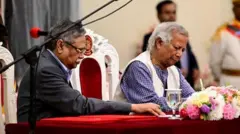 গত আটই অগাস্ট শপথ নেন অধ্যাপক মুহাম্মদ ইউনূস