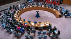 صورة من اجتماع لمجلس الأمن الدولي 