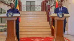 ጠቅላይ ሚኒስትር ዐቢይ እና ጄኔራል አል ቡርሐን ካርቱም ውስጥ 