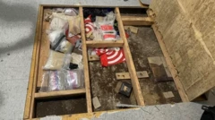 Kreşte döşemenin altında bulunan fentanil maddesi