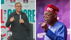 Aworan Peter Obi ati Bola Tinubu