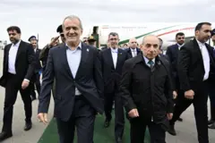 Məsud Pezeşkian Azərbaycana gəlib