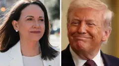 Мария Корина Мачадо жана Дональд Трамп