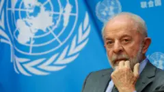 Lula em coletiva em Nova Iorque