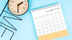 Imagem ilustrativa de um calendário de 2026