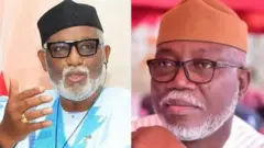 Gómìnà Akeredolu àti igbákejì rẹ̀, Aiyedatiwa 