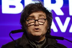 Milei tras la derrota de este domingo.