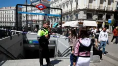 بسته شدن ایستگاه‌های مترو در اسپانیا