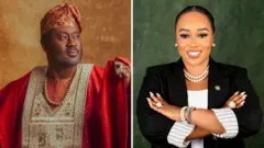 Collage images of Desmond Elliot and Barakat Odunuga-Bakare