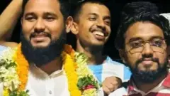 নারীকে লাথি মারার ঘটনায় অভিযুক্ত ব্যক্তিকে জামিন ও পরে ফুলেল শুভেচ্ছা