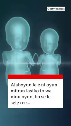 Ọlẹ̀ meji ti won wa ninu iya wọn amọ ti ọkan dagba ju ikeji lọ lo wa ninu aworan yii