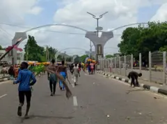 Pipo dey run during Kano protests