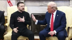 Aworan Volodymyr Zelensky ati Donald Trump