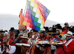 Bandera aymara.