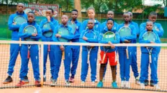 Ikipe y'u Rwanda y'u Rwanda ya Tennis yari yaserutse mu mikino ya East Africa Junior Championship i Bujumbura