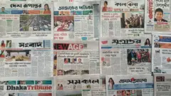 আজ ঢাকা থেকে প্রকাশিত বিভিন্ন জাতীয় পত্রিকা