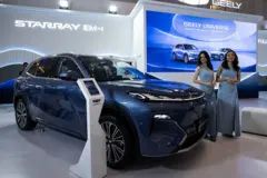 Xe điện Geely tại triển lãm ở Indonesia hồi năm 2025