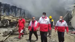 IRANIAN RED CRESCENT/HANDOUT