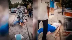 Жерде жаткан кол салууга туш болгон дарыгер 